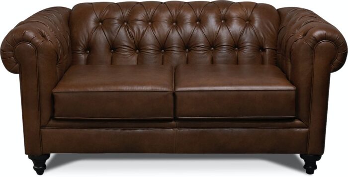Brooks Leather Loveseat