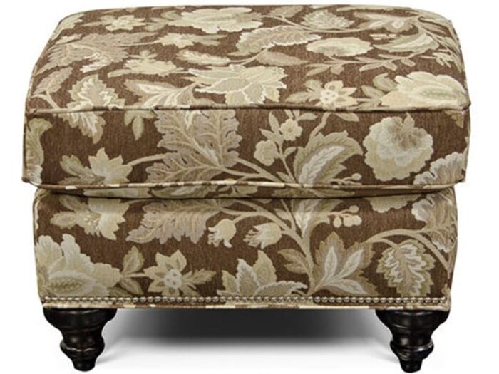 Stacy Ottoman with Nails