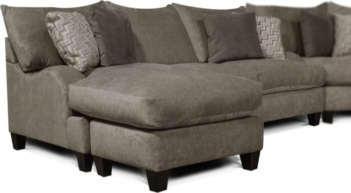 Catalina Sofa with Floating Ottoman Chaise