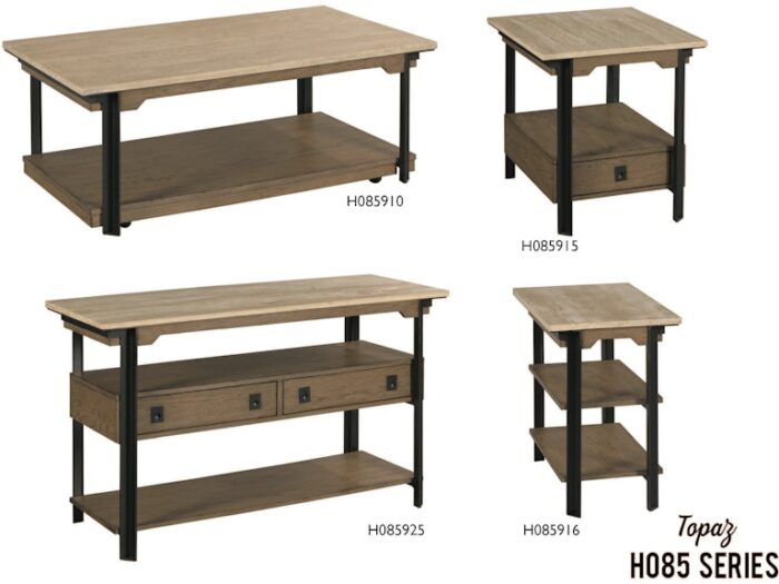 Topaz Rectangular End Table